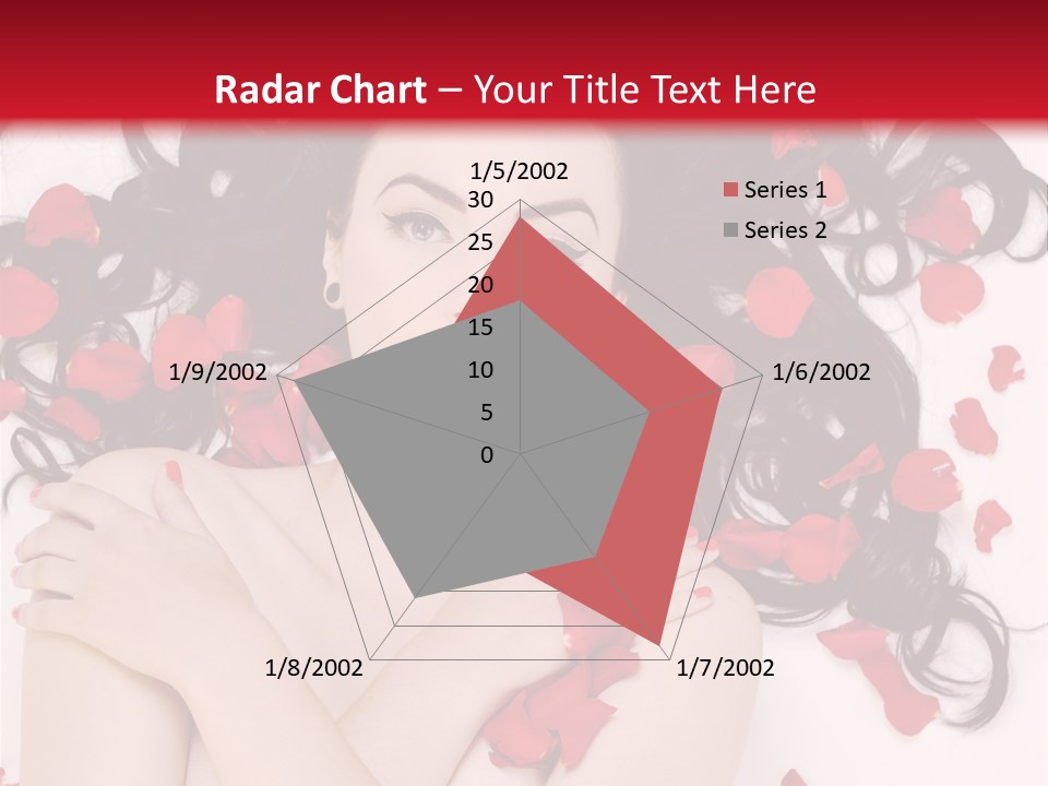 Beautiful Young Portrait PowerPoint Template