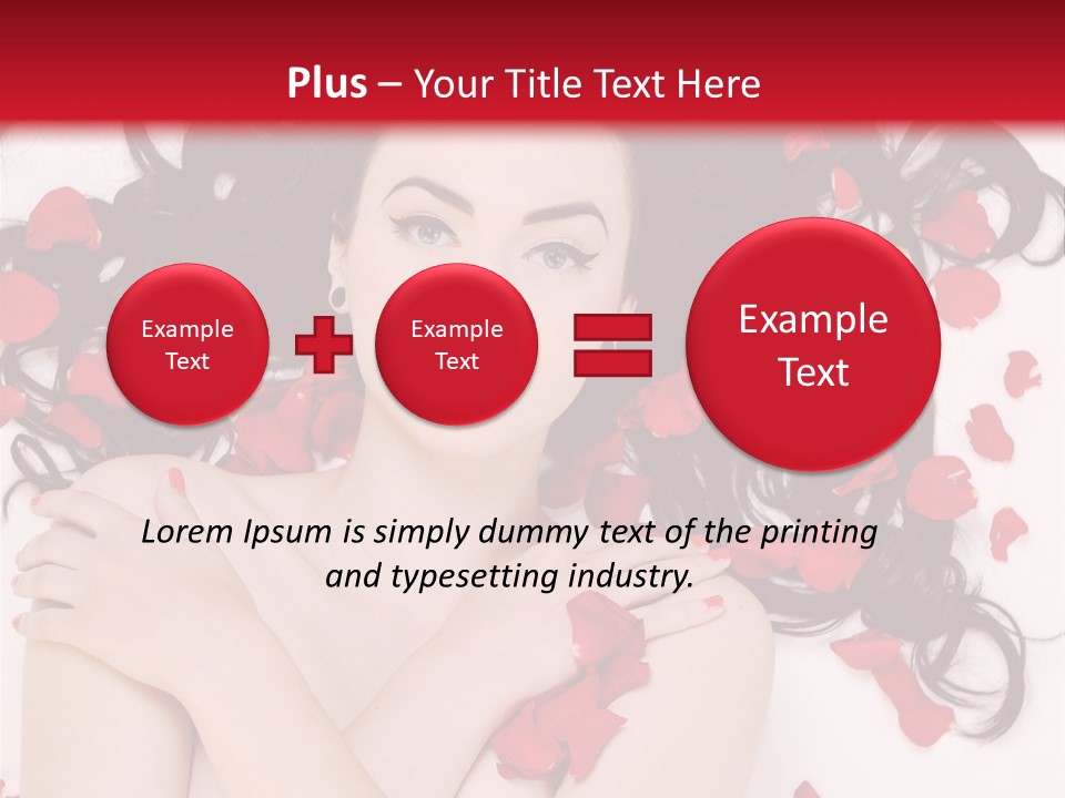 Beautiful Young Portrait PowerPoint Template