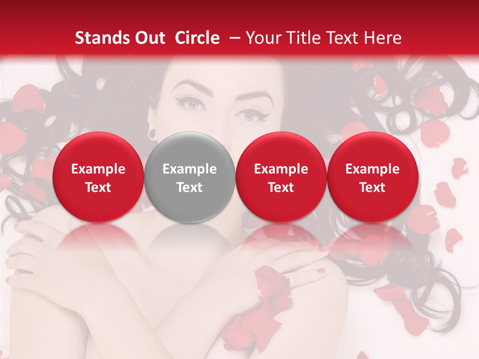 Beautiful Young Portrait PowerPoint Template