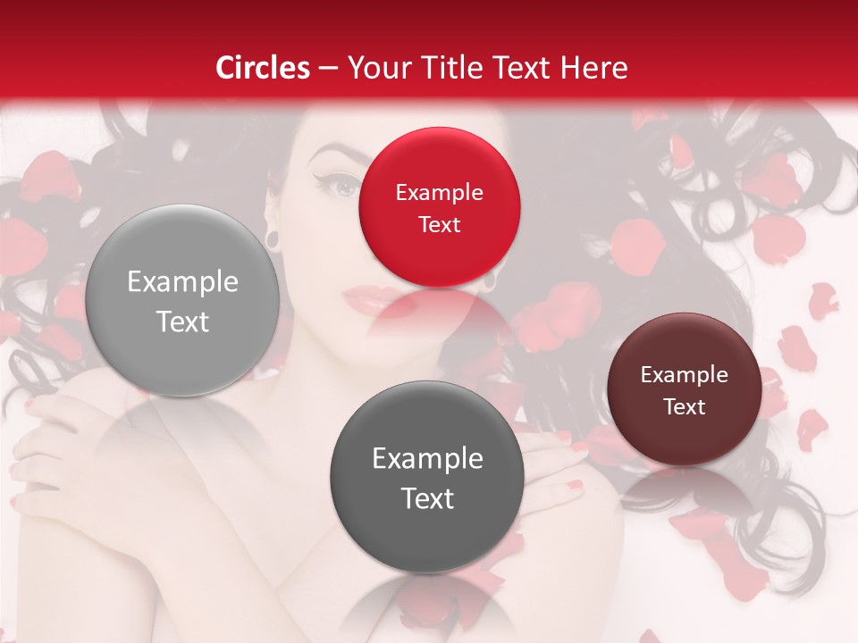 Beautiful Young Portrait PowerPoint Template