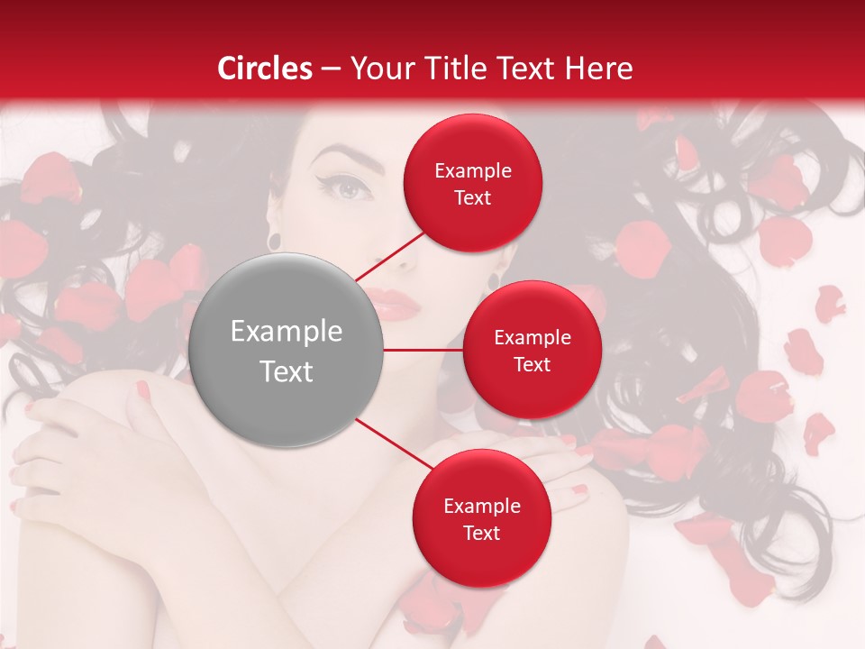 Beautiful Young Portrait PowerPoint Template