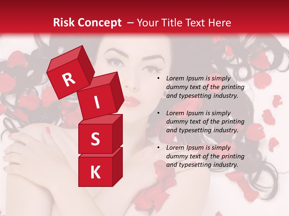 Beautiful Young Portrait PowerPoint Template