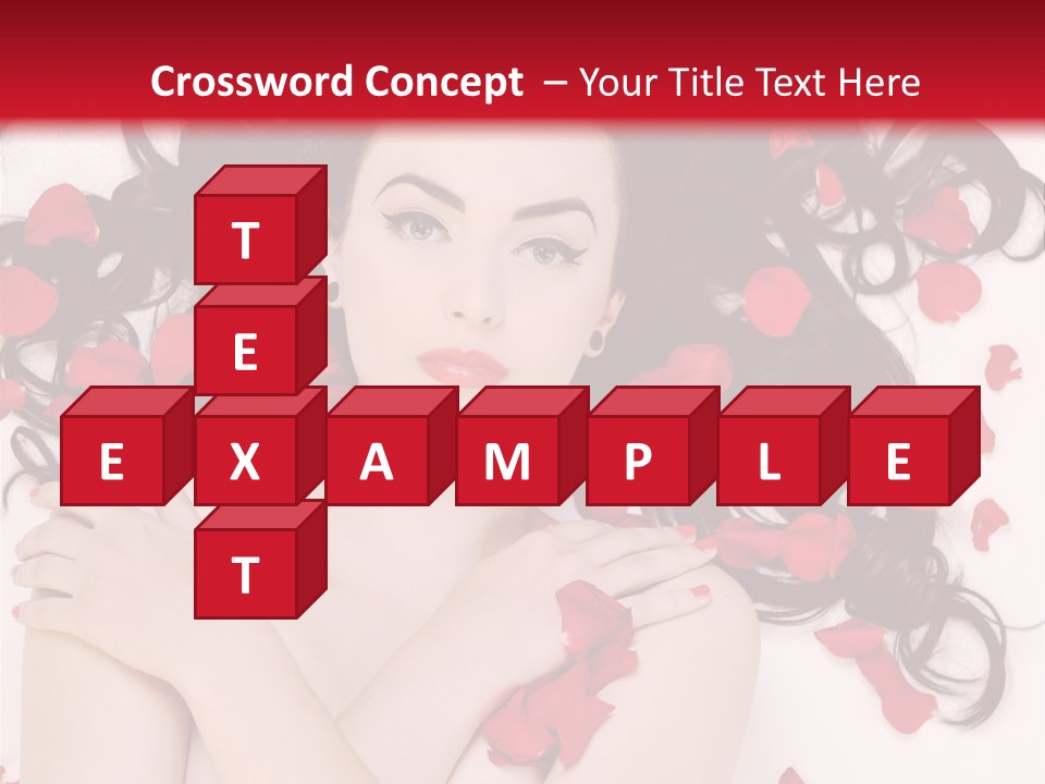 Beautiful Young Portrait PowerPoint Template