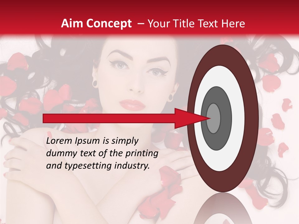 Beautiful Young Portrait PowerPoint Template