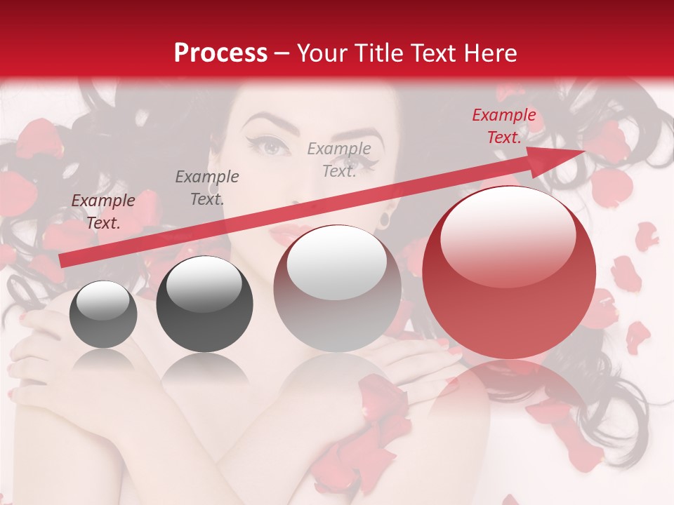 Beautiful Young Portrait PowerPoint Template