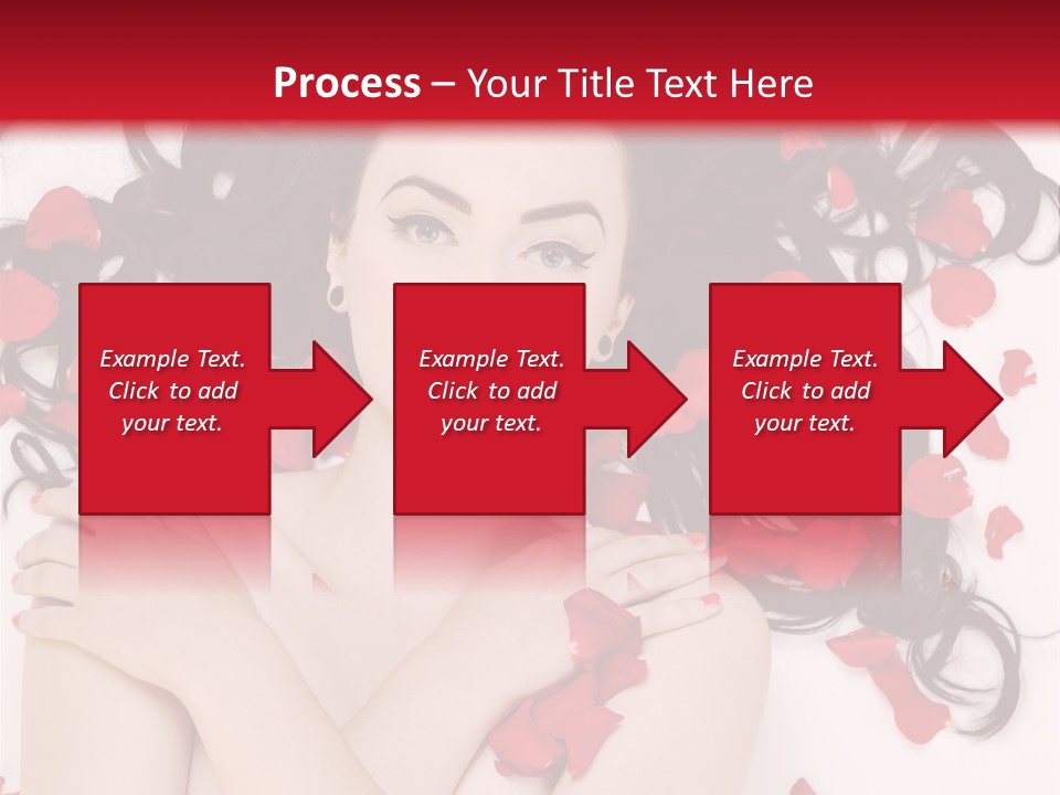 Beautiful Young Portrait PowerPoint Template