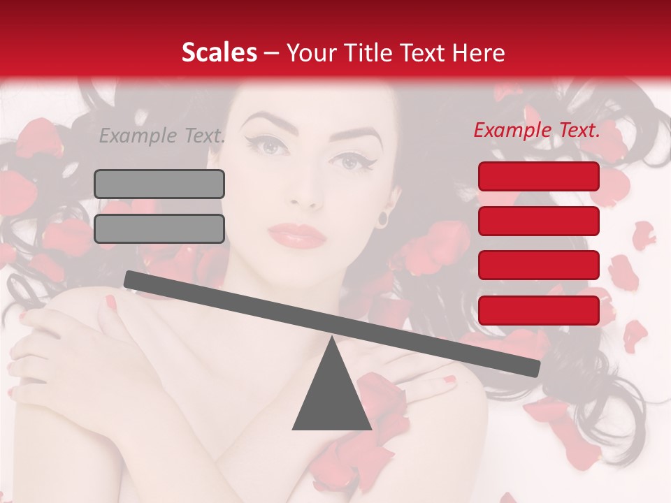 Beautiful Young Portrait PowerPoint Template