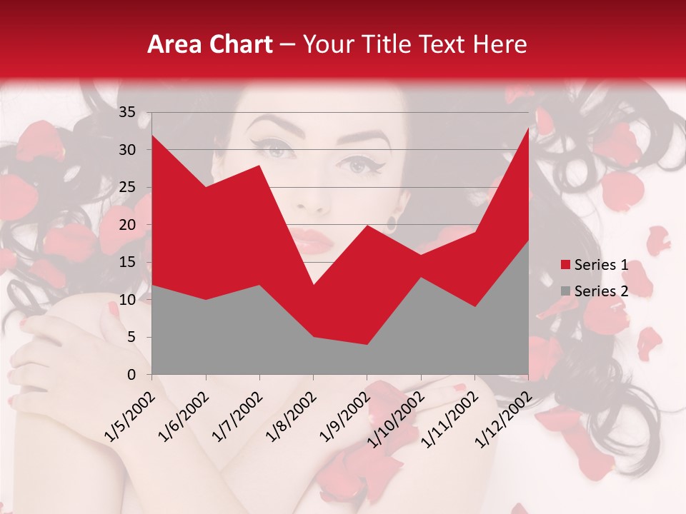 Beautiful Young Portrait PowerPoint Template