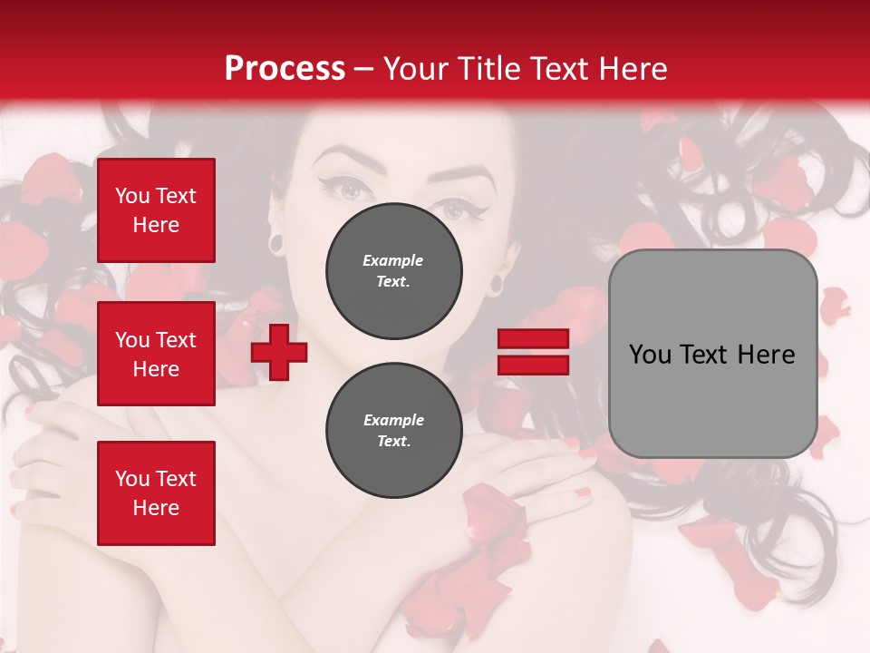 Beautiful Young Portrait PowerPoint Template
