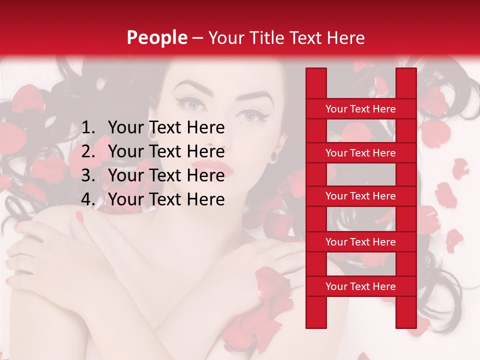 Beautiful Young Portrait PowerPoint Template