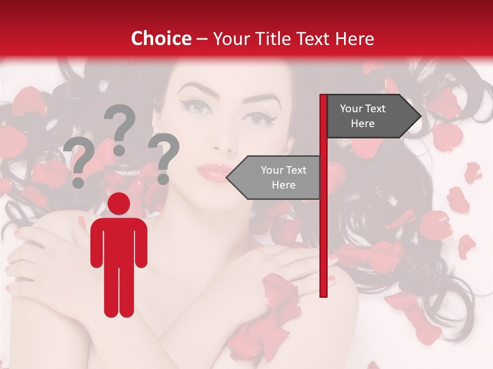 Beautiful Young Portrait PowerPoint Template