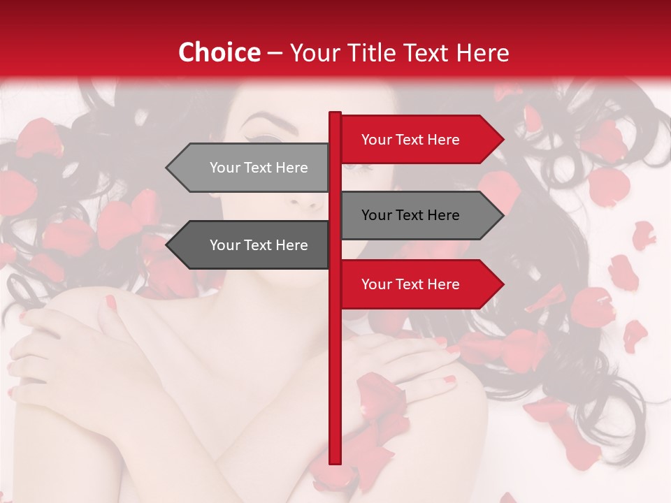 Beautiful Young Portrait PowerPoint Template