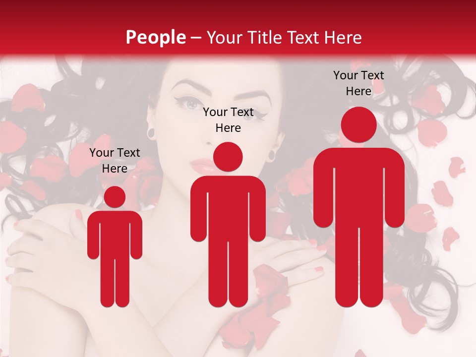 Beautiful Young Portrait PowerPoint Template