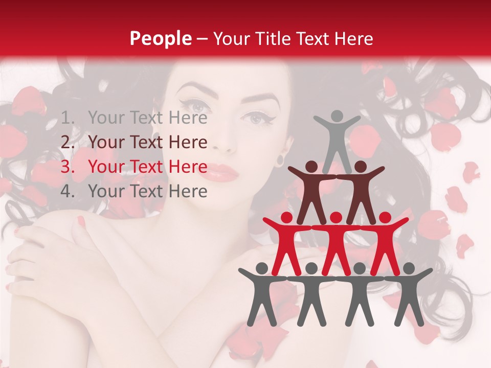 Beautiful Young Portrait PowerPoint Template