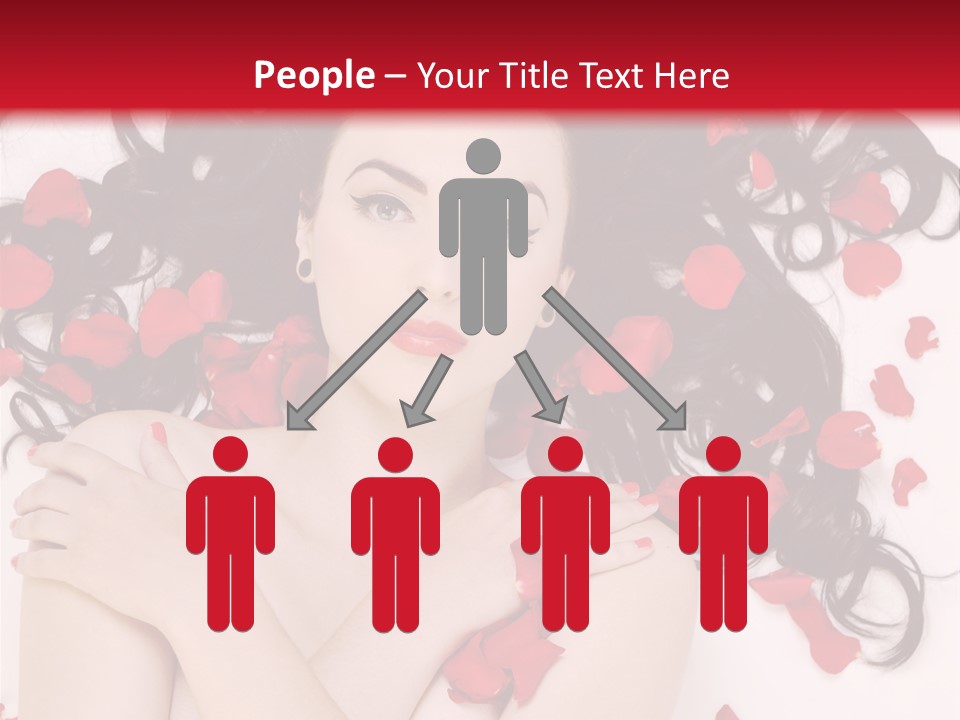 Beautiful Young Portrait PowerPoint Template