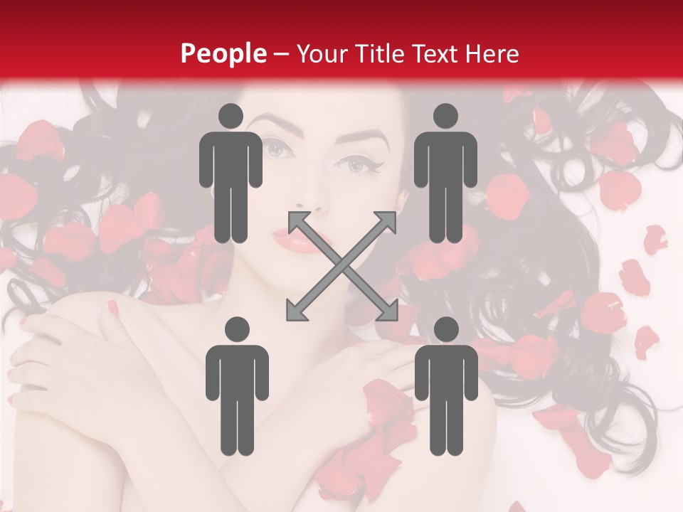 Beautiful Young Portrait PowerPoint Template