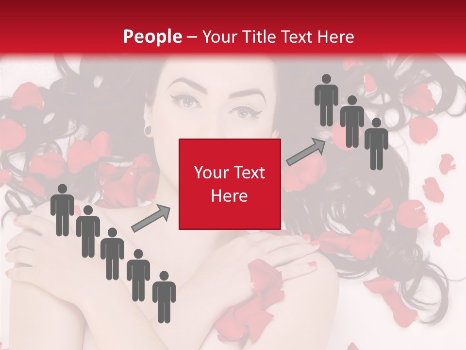 Beautiful Young Portrait PowerPoint Template