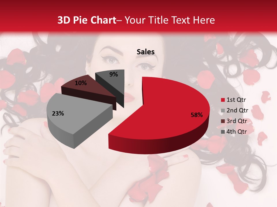 Beautiful Young Portrait PowerPoint Template