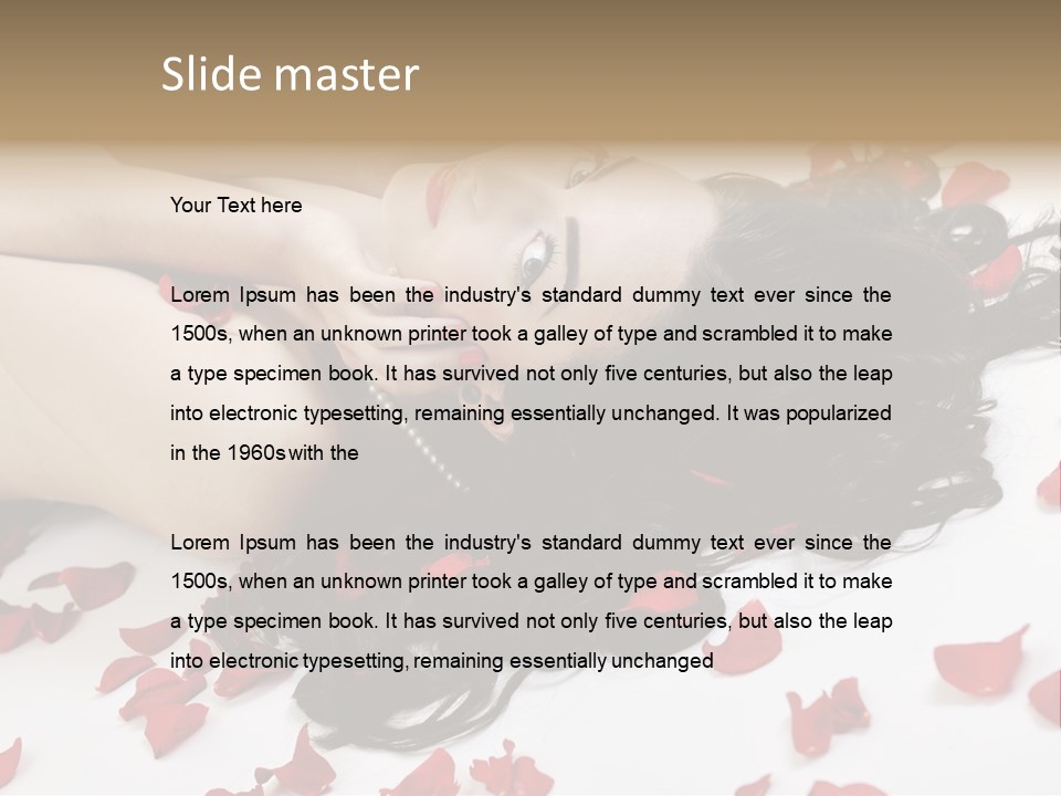 Smiling Face Cosmetics PowerPoint Template