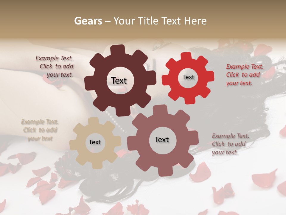 Smiling Face Cosmetics PowerPoint Template