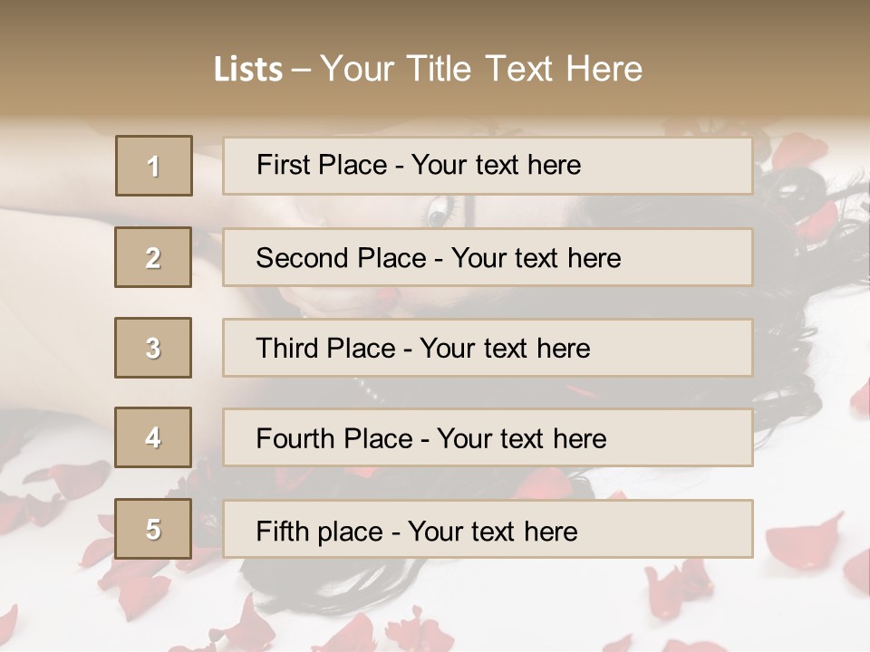 Smiling Face Cosmetics PowerPoint Template