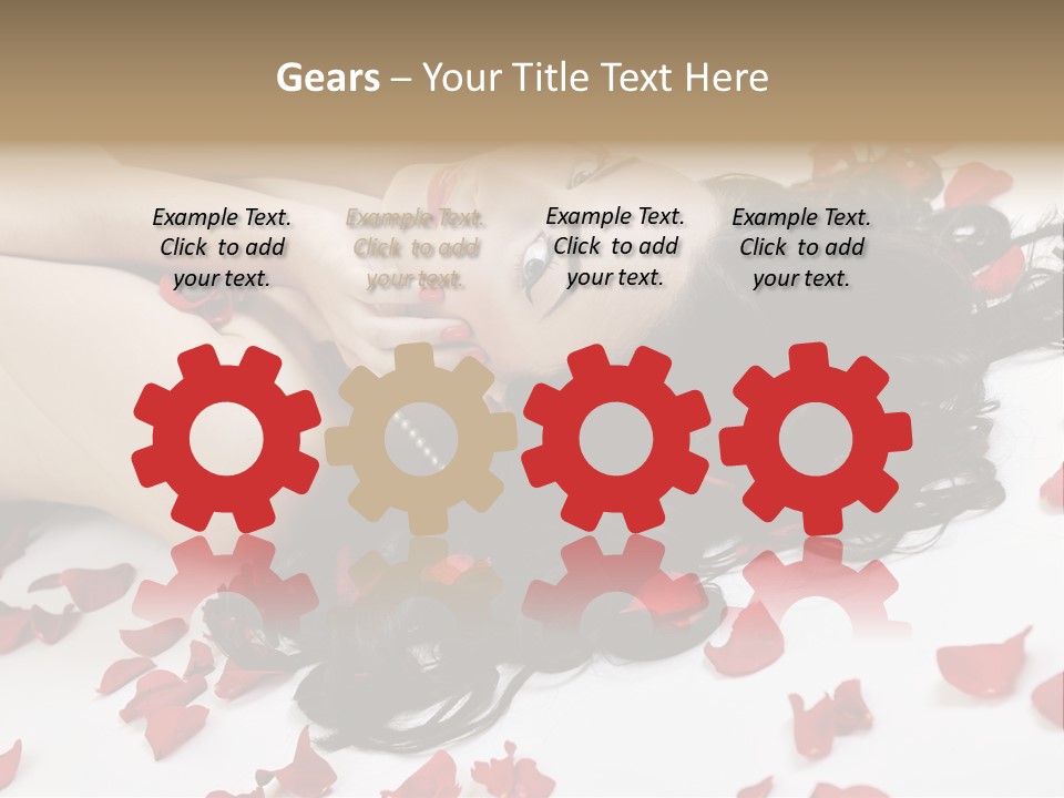 Smiling Face Cosmetics PowerPoint Template