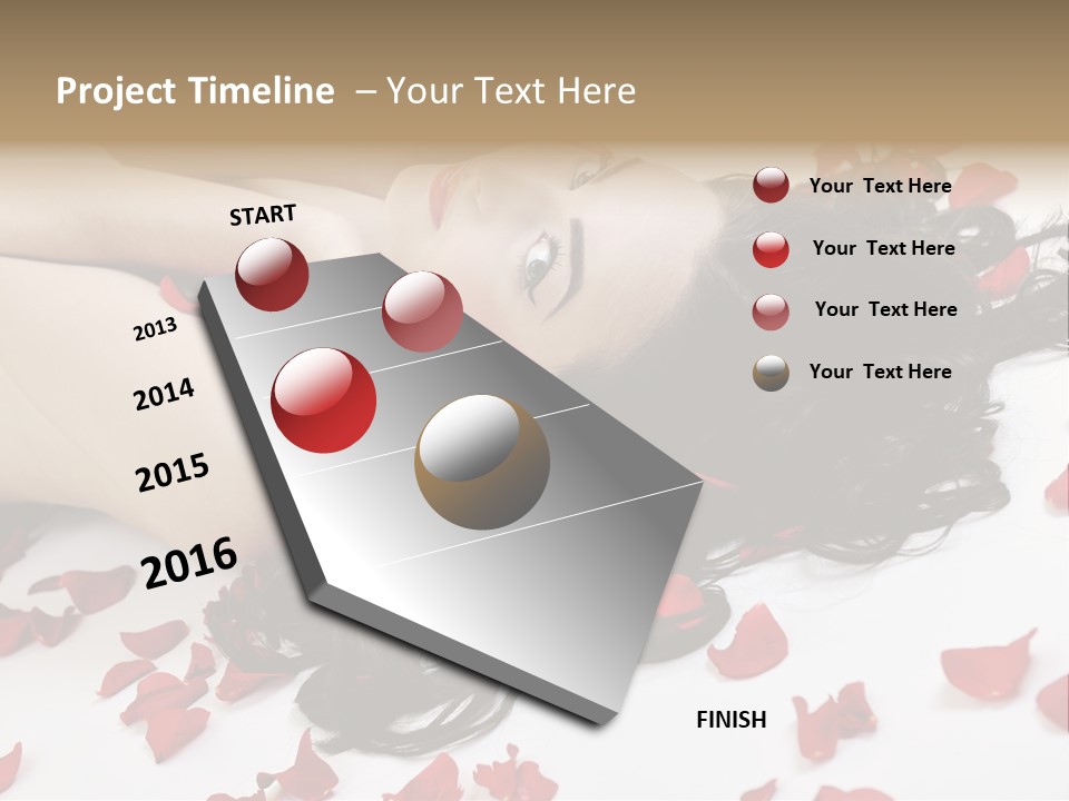 Smiling Face Cosmetics PowerPoint Template