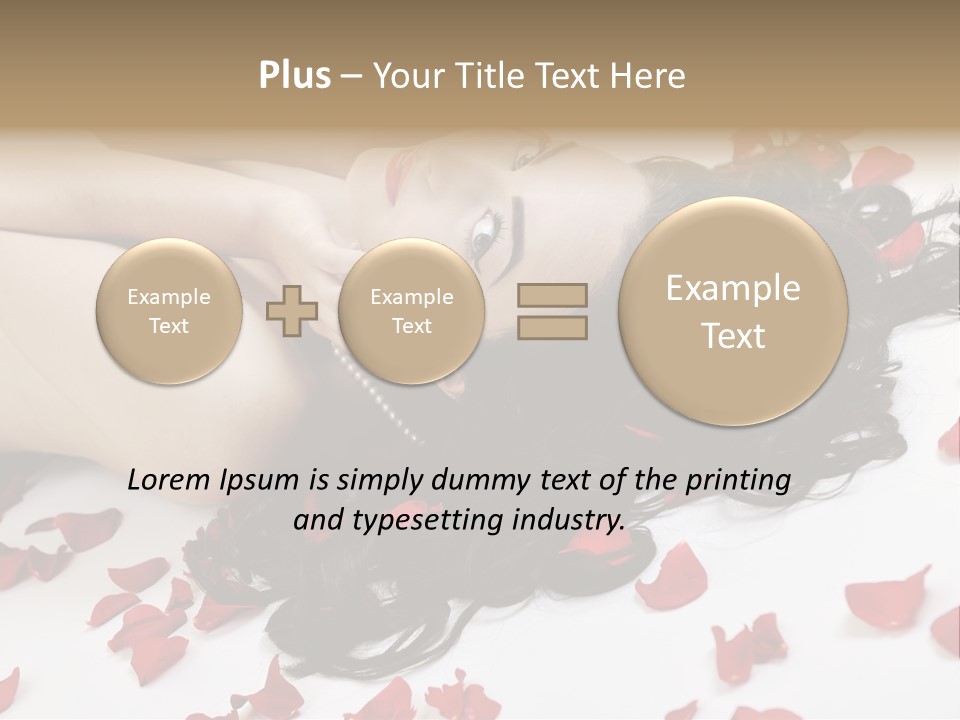 Smiling Face Cosmetics PowerPoint Template