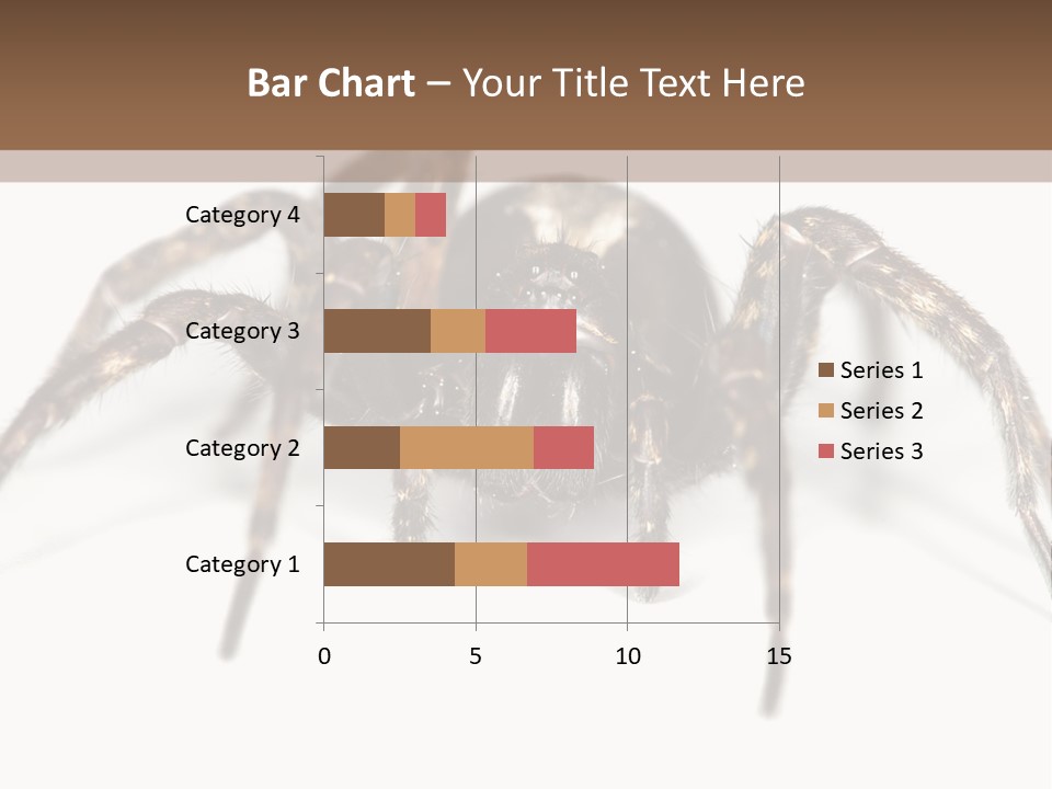 Arachnid Detail Background PowerPoint Template