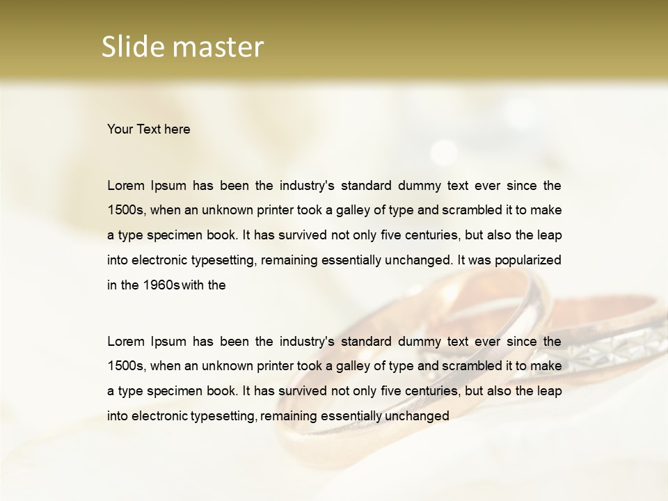 Jewelry Gift Two PowerPoint Template