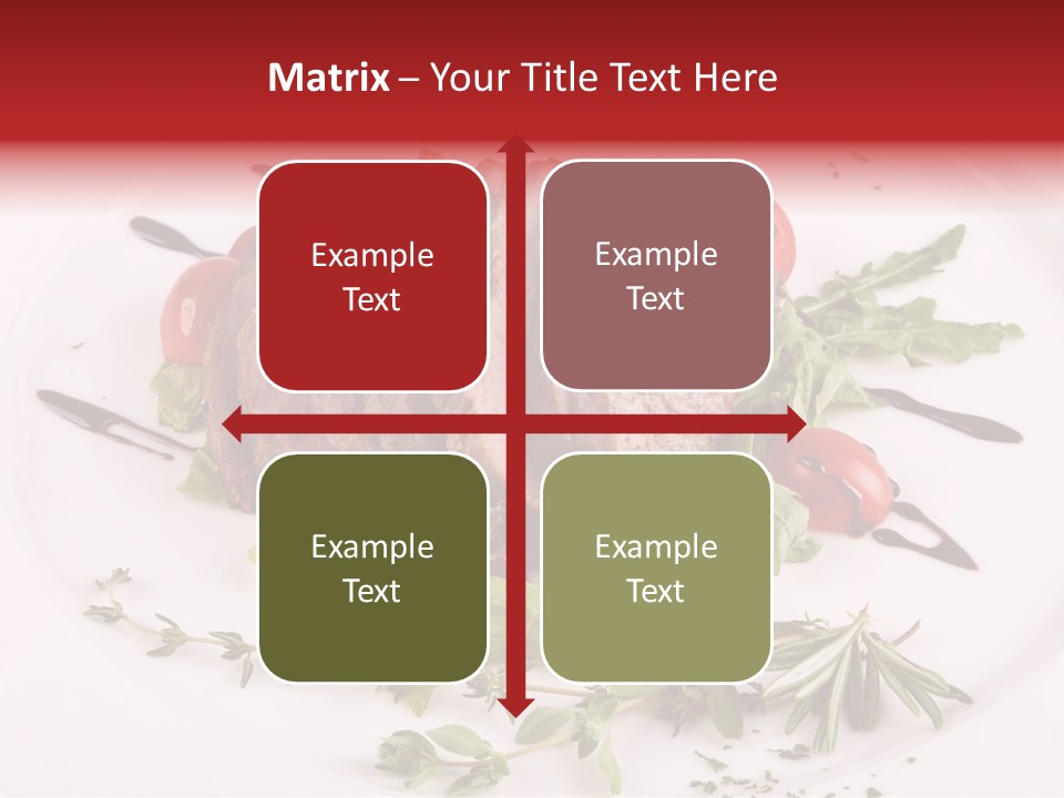 Cut Steak Charbroiled PowerPoint Template