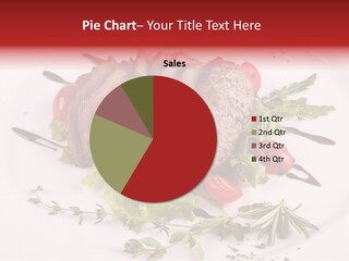 Cut Steak Charbroiled PowerPoint Template