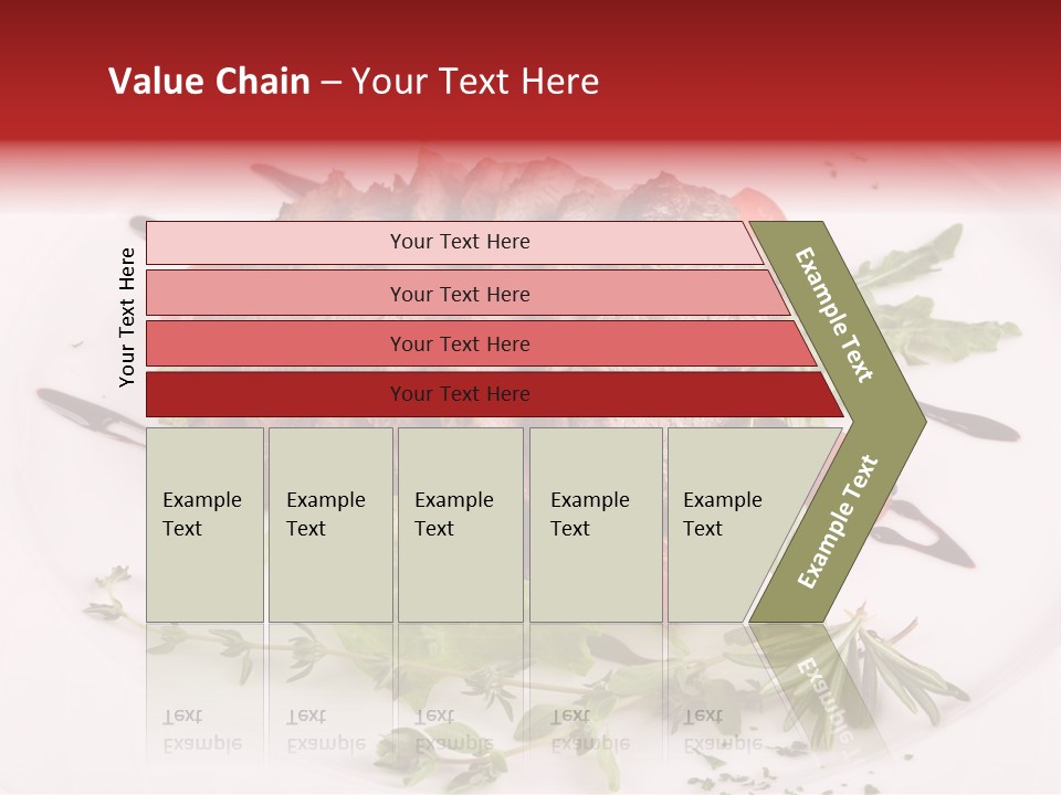 Cut Steak Charbroiled PowerPoint Template