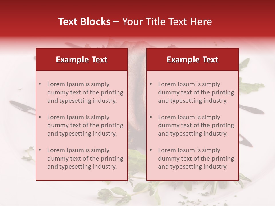 Cut Steak Charbroiled PowerPoint Template