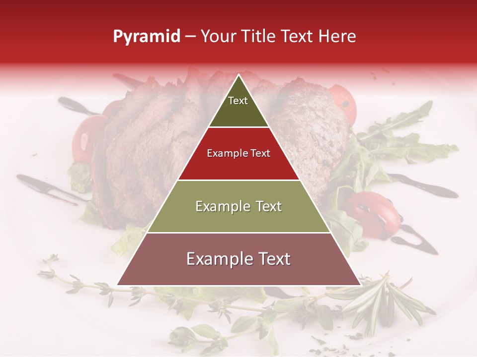 Cut Steak Charbroiled PowerPoint Template