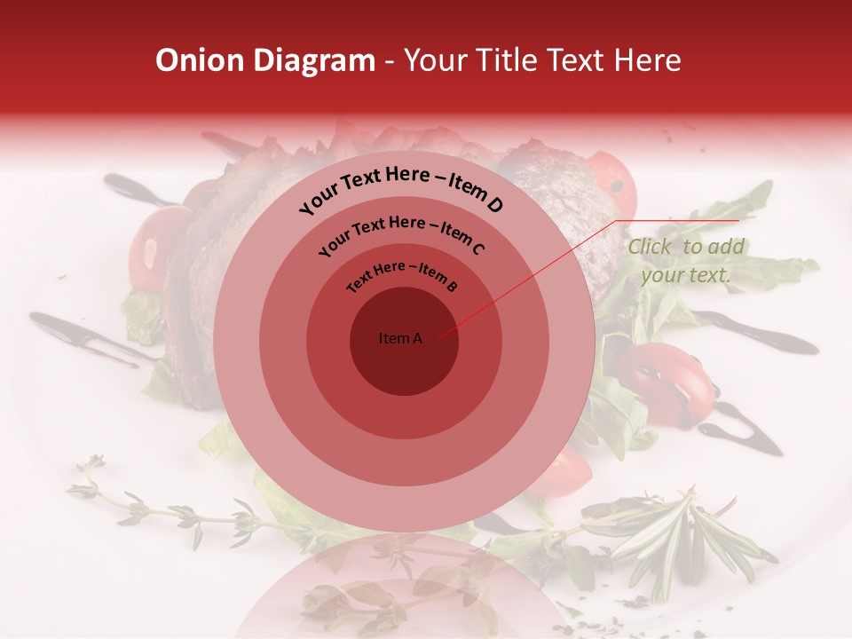 Cut Steak Charbroiled PowerPoint Template