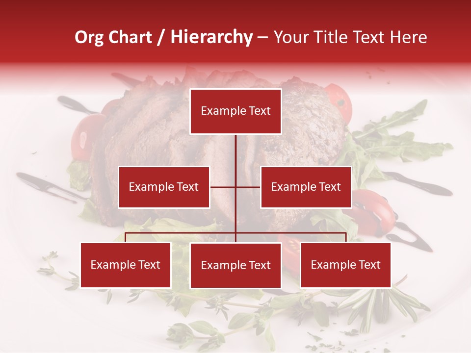 Cut Steak Charbroiled PowerPoint Template