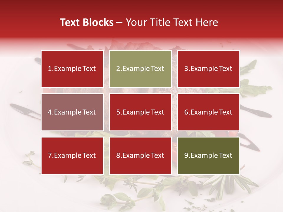 Cut Steak Charbroiled PowerPoint Template