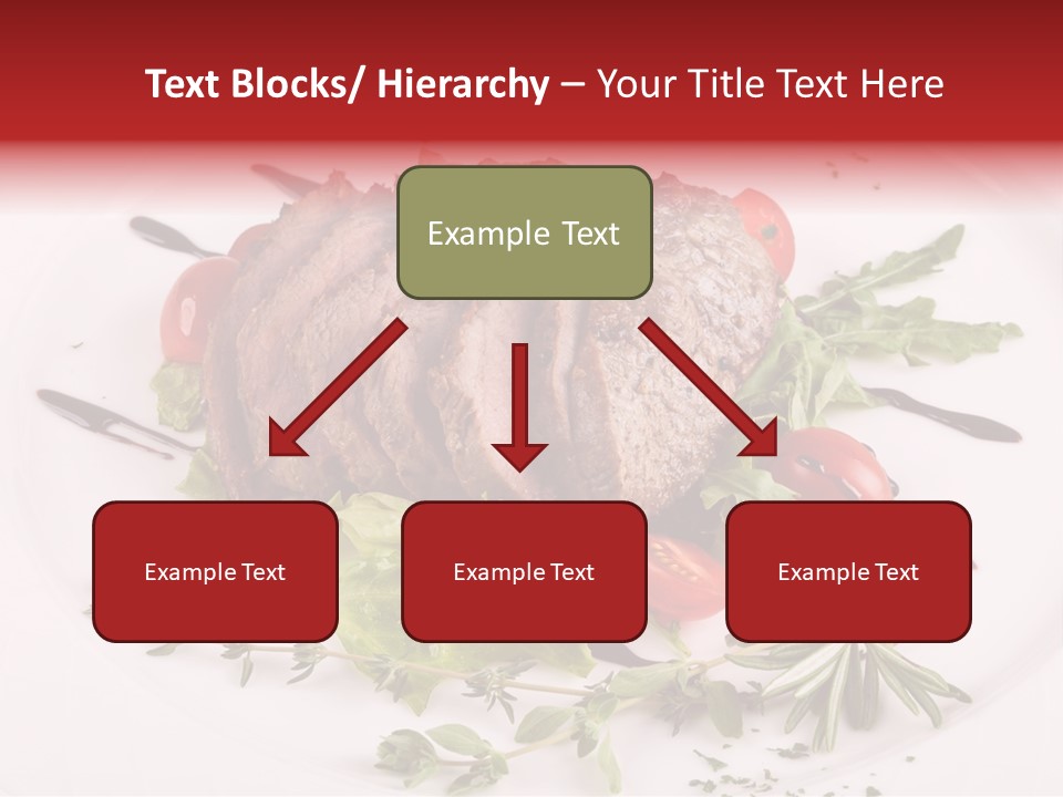 Cut Steak Charbroiled PowerPoint Template