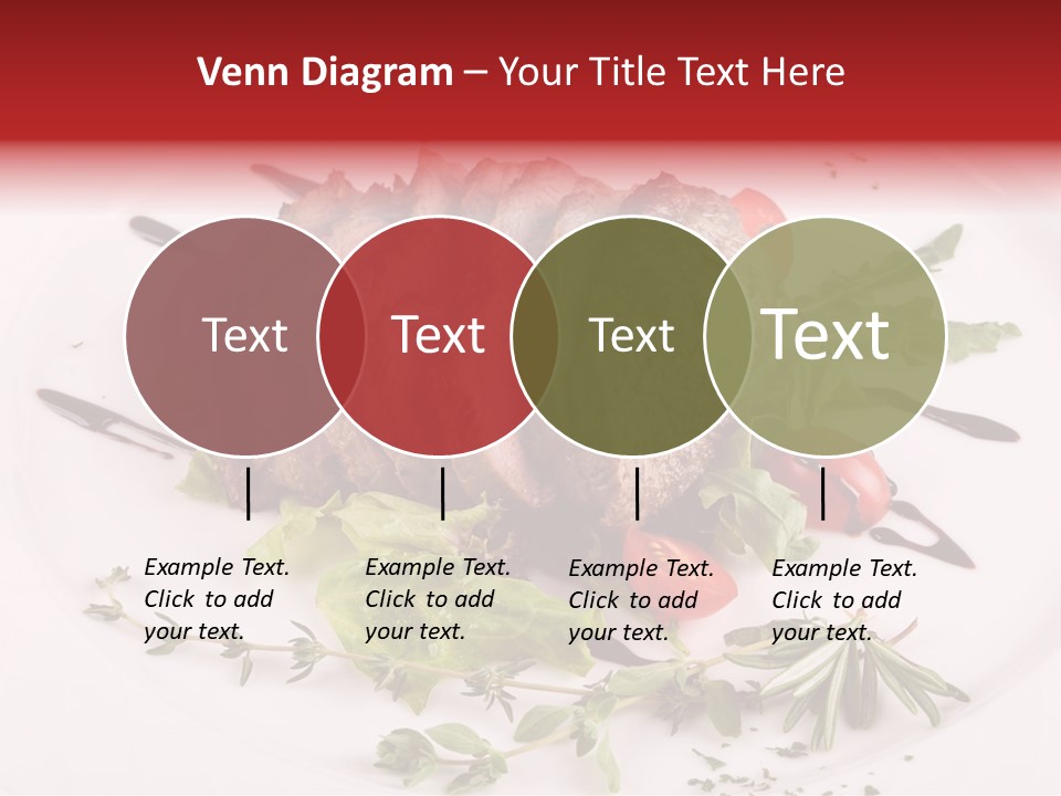 Cut Steak Charbroiled PowerPoint Template