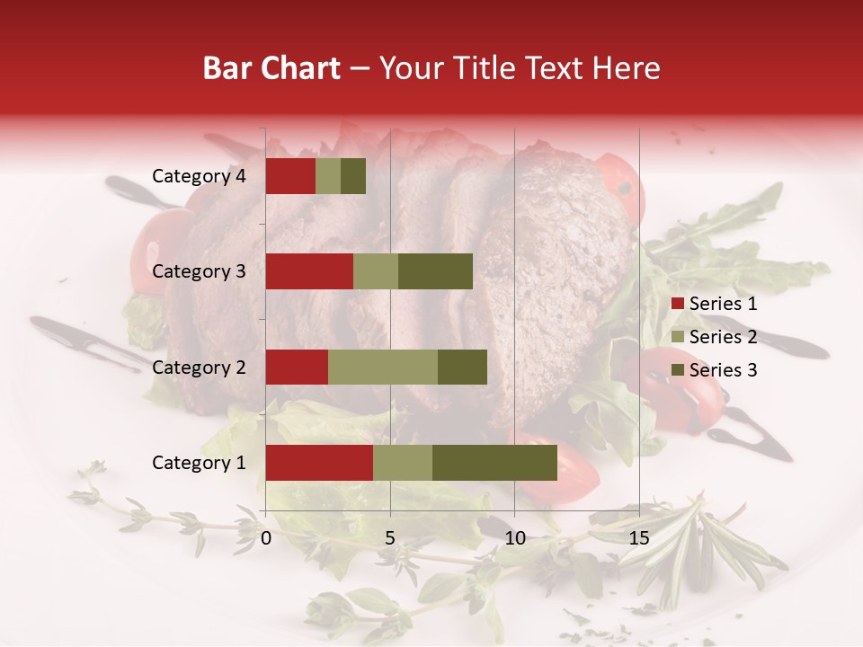 Cut Steak Charbroiled PowerPoint Template