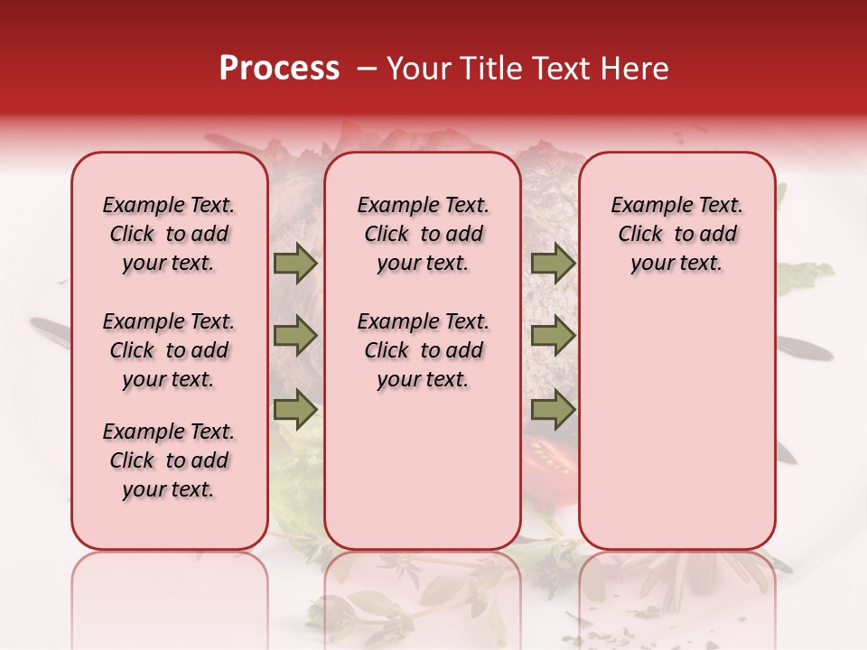 Cut Steak Charbroiled PowerPoint Template