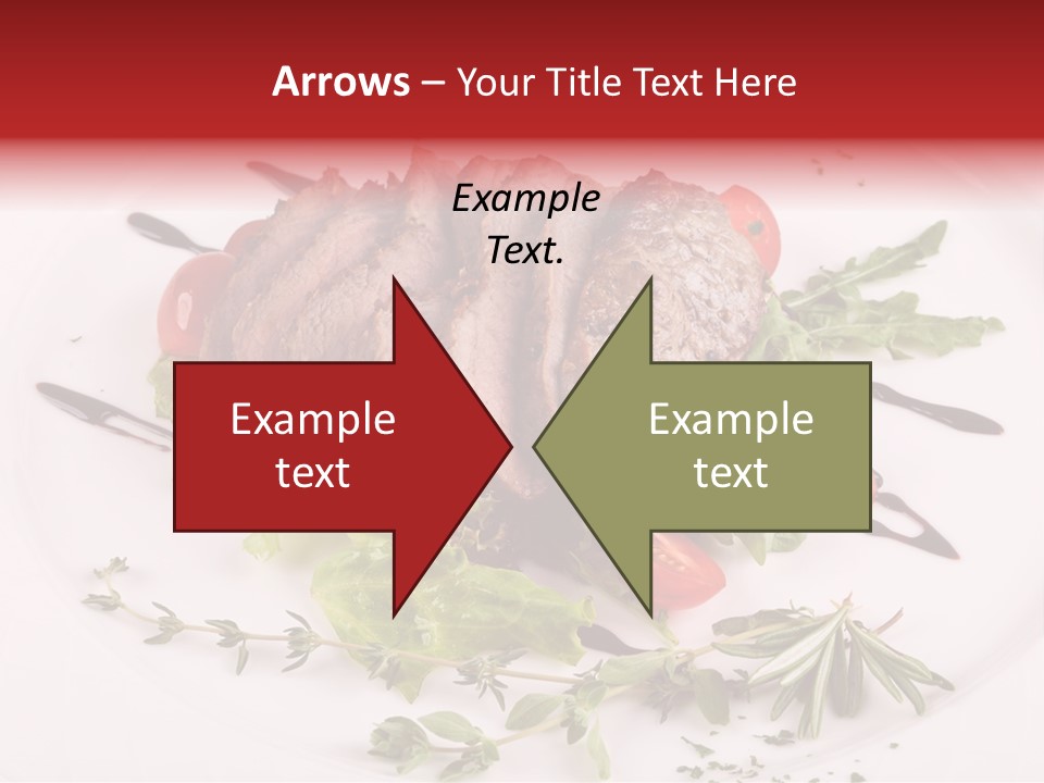 Cut Steak Charbroiled PowerPoint Template