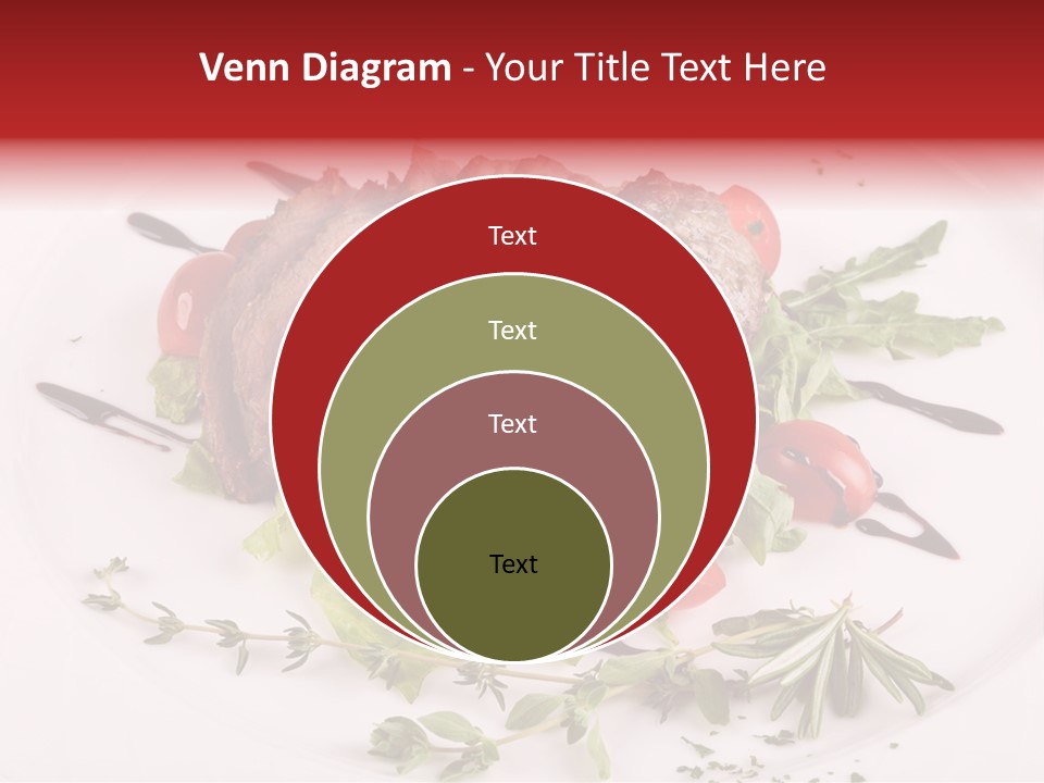 Cut Steak Charbroiled PowerPoint Template