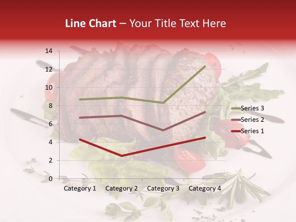 Cut Steak Charbroiled PowerPoint Template