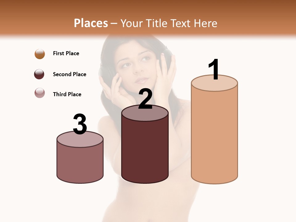 Young Expression Lips PowerPoint Template