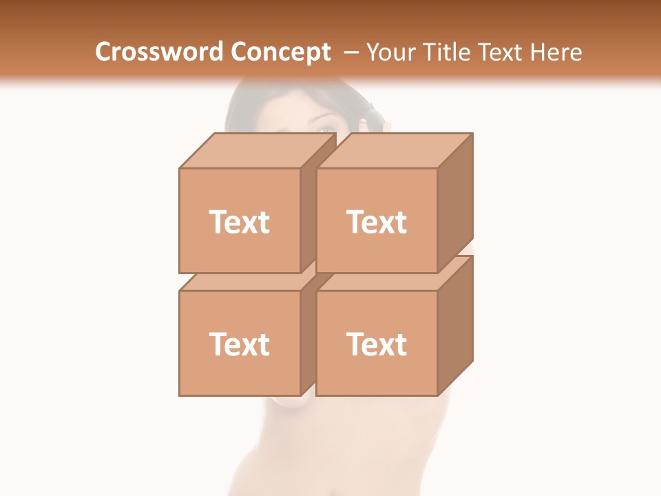 Young Expression Lips PowerPoint Template