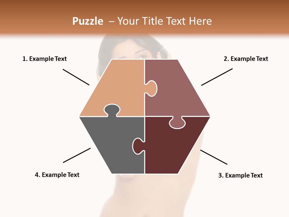 Young Expression Lips PowerPoint Template