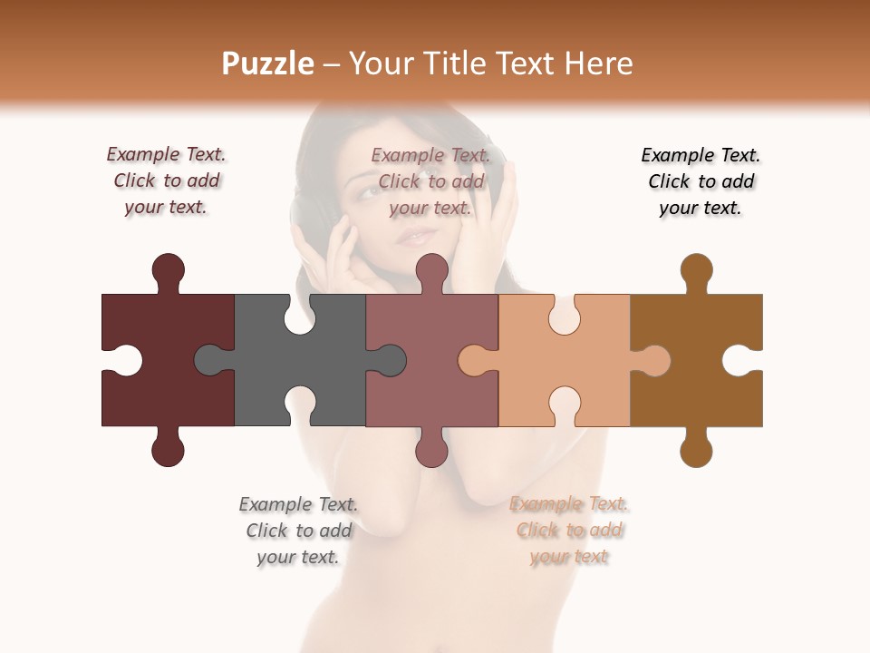 Young Expression Lips PowerPoint Template