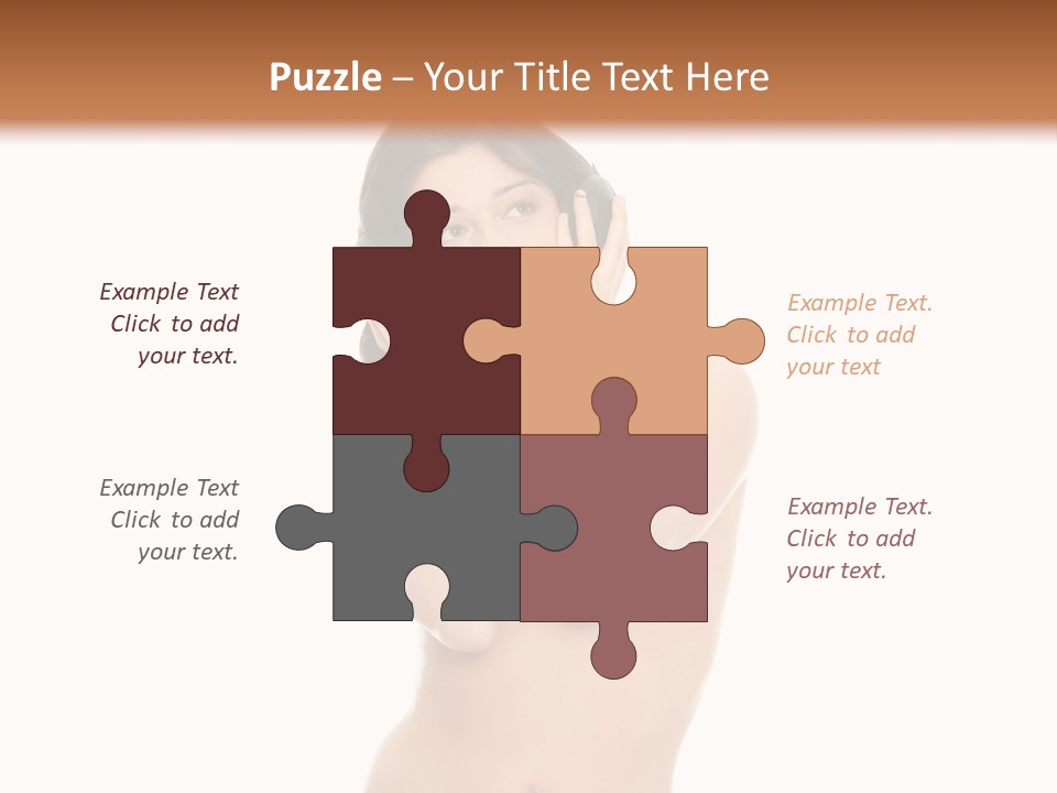 Young Expression Lips PowerPoint Template